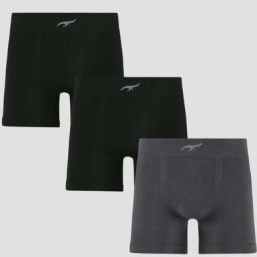 Imagem de Kit 3 Cuecas Boxer Zee Rucci Modal e Poliamida Conforto - Zee Rucci (Z