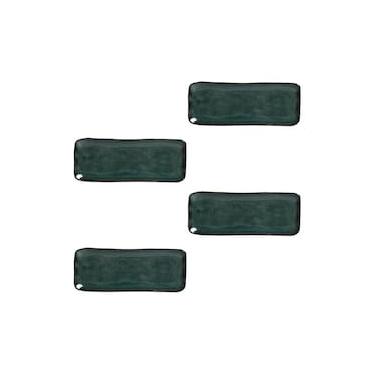 Imagem de Conjunto de Travessas Retangulares Pequenas Porto Brasil Orgânico Oceano 22x9,5cm - 4 Peças
