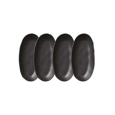 Imagem de Conjunto de Travessas Ovais Grandes Porto Brasil Orgânico Matte 32x16cm – 4 Peças