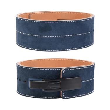 Imagem de 10MM Peso Power Lifting Leather Lever Pro Belt Gym Training -Cinto de levantamento de peso para homens e mulheres