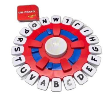Imagem de Jogo Stop Tabuleiro Caça Palavras Em Português Trava Letras - Polibrin