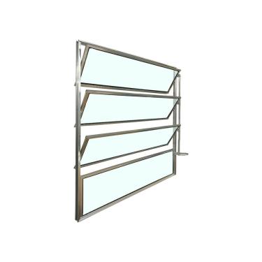 Imagem de Vitro Basculante de Alumínio Brilhante 80x100