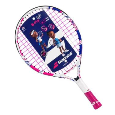 Imagem de Raquete de Tênis Babolat B-FLY 17 Azul e Rosa