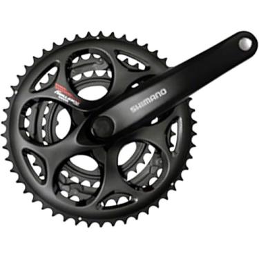 Imagem de Shimano Tourney A073 170mm 30x39x50t 7/8-Speed Triple Crankset Black
