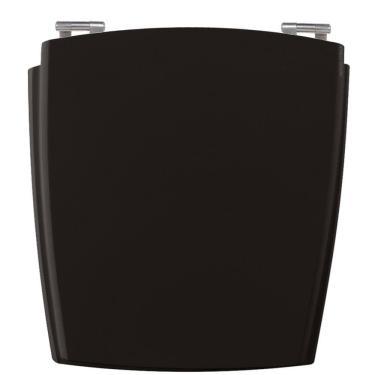 Imagem de Assento Poliéster Laminado Nuage Preto Tampa Vaso Incepa