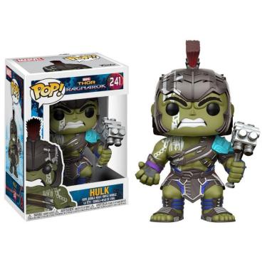 Imagem de Funko Pop Marvel Thor Ragnarok 241 Hulk Helmeted Gladiator