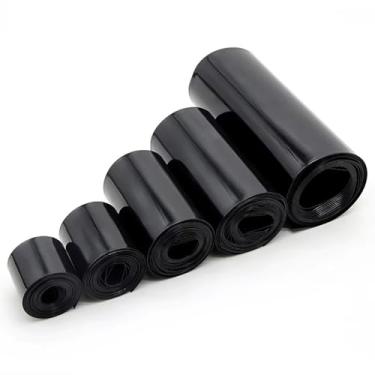 Imagem de 1 Meter Black 18650 Li-ion Battery PVC Heat Shrink Tube (20mm-170mm Width) for Wires, LEDs, Capacitors – Insulated Sleeve(170mm Width)