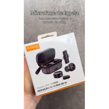 Imagem de Microfone de lapela + compartimento de carregamento - A'GOLD
