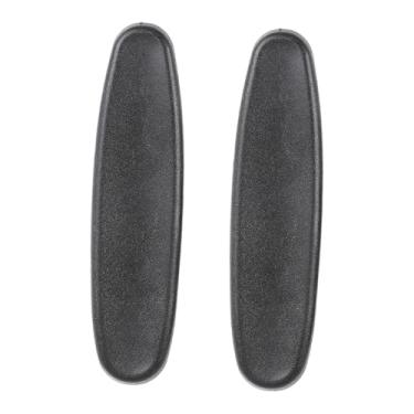 Imagem de KiBcsLic 2 peças de almofadas para apoio de braço de cadeira de escritório com furos de montagem, peças de reposição confortáveis ​​e universais, fácil