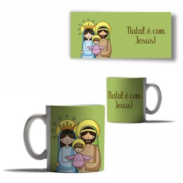 Imagem de Caneca Porcelana Natal Jesus Cristo Motivo Natal Menino 5 - Enjoy Shop