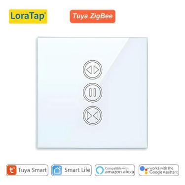 Imagem de Interruptor Inteligente Para Cortinas ZigBee 3.0 Motor Elétrico De Per