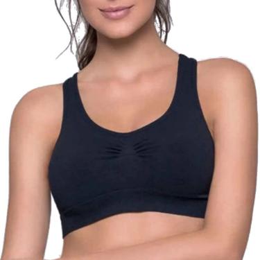 Imagem de Top Soutien Nadador S/Costura Microfibra Fitness Selene 20310