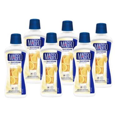 Imagem de Kit 6 Adoçante com Sucralose Liquido 80ml - Magro 