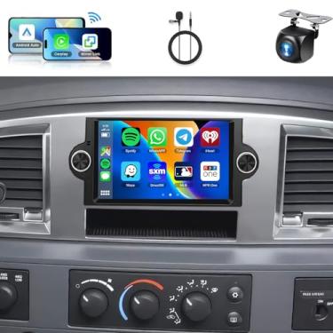 Imagem de 4 + 64 G para Dodge Ram 1500 06-08, Chrysler 300C 05-07, Chrysler PT Cruiser, Jeep Grand Cherokee, Android, estéreo, WiFi, sem fio, Carplay, Android Auto, 15,7 cm para Dodge Ram Radio para Jeep Grand