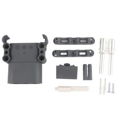 Imagem de Chiffonade Conector de cabo de empilhadeira 160A DC150V macho plugue de carregamento elétrico com terminais banhados a prata para veículos elétricos e empilhadeiras