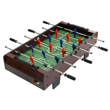 Imagem de Mini mesa de pebolim (atualizada) mesa de pebolim de 91 cm, tamanho adulto, mesa de jogo de futebol/futebol, mesa de pebolim para casa, sala de jogos