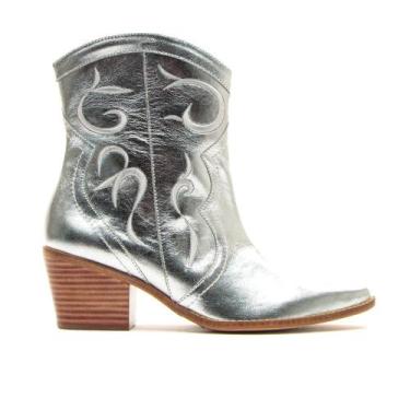 Imagem de Bota Western Couro Prata Cecconello 2146005-1, Unica, 37