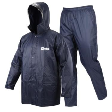 Imagem de NTK, Conjunto Impermeável Tamanho GG Capuz Removível Jaqueta e Calça Motociclista Chuva, Tempest
