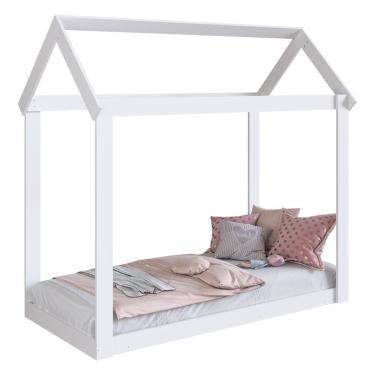 Imagem de Mini Cama Infantil Para Colchão 148x68 Multimóveis Cr40093 Branca Branco