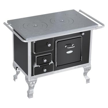 Imagem de Fogão A Lenha N1 Ferro Fundido Preto Direito