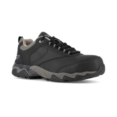 Imagem de Reebok Tênis de trabalho masculino RB1062 Beamer Safety Toe Athletic Work com acabamento preto e cinza, Cinza/preto/cinza, 10 Wide