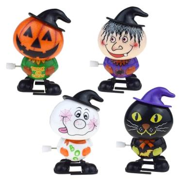 Imagem de Rrlihjgu Brinquedos para aliviar o estresse, Clockwork Walking Toy para Festa de Halloween, Mini brinquedo de corda multifuncional pequeno jogo de relógio de Halloween para festa de em