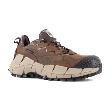 Imagem de Reebok Zig Kinetica Edge Tênis de trabalho masculino, Marrom, 8.5 Wide