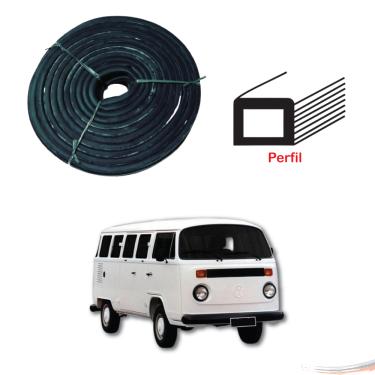 Imagem de Borracha Da Porta Alta Com Furo Kombi 57 A 74 Rolo 50 mts