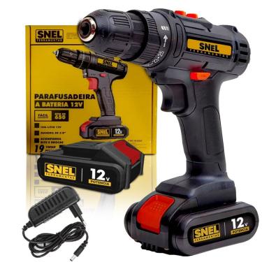 Imagem de Parafusadeira 12v Bateria Quadrada Profissional Marcenaria