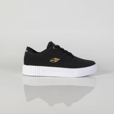 Imagem de Tênis Mormaii Urban Free Plataforma Feminino 203400 Black, Black, Gold