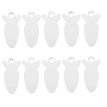 Imagem de Placa de chaveiro em branco de sublimação em forma de cenoura para