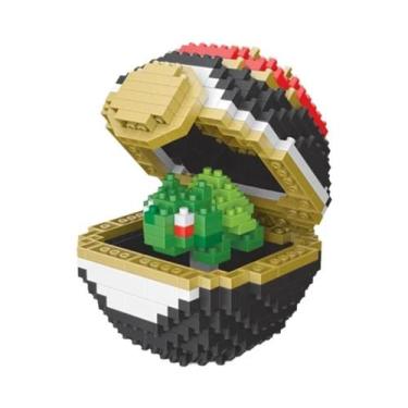 Imagem de Novo 20 estilos poke bola blocos pequenas partículas mini construção m