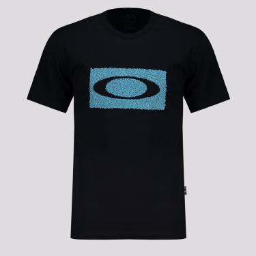 Imagem de Camiseta Oakley Ellipse Organic Print I Preta-Masculino