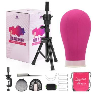 Imagem de Suporte de peruca Neverland Beauty & Health com cabeça de manequim