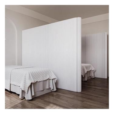 Imagem de Room divider Divisória de ambiente independente em papel, tipo sanfona, extensível, utilizada na área de lazer de salões de beleza.(300X240CM/9.8X7.8FT)