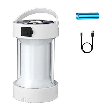 Imagem de Lâmpada de Camping Solar Recarregável Lanterna 4 Modos Luz com Função Power Bank Cavo Type-C Emergência para Trekking Pe
