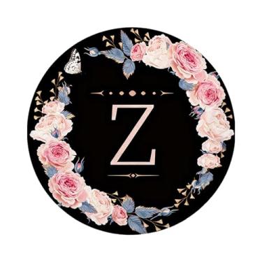 Imagem de 2 peças de porta-copos de café do alfabeto, almofadas antiderrapantes para bar, cozinha, sala de jantar, presentes exclusivos de inauguração de casa para decoração de casa (AB-Z)