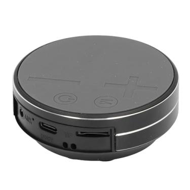 Imagem de Generic Mini Alto-falante Estéreo de Condução óssea Com Ventosa para Viagens Ao Ar Livre Em Casa, Material de Liga de Alumínio, à Prova D'água, Reprodução BT para Entusiastas de Música (Preto)