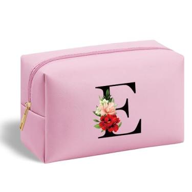 Imagem de Presentes de aniversário de amizade para mulheres, sua tia, irmã, dama de honra, colegas de trabalho, noiva, bolsa de cosméticos para viagem, maquiagem, bolsa com zíper, linda bolsa de higiene pessoal