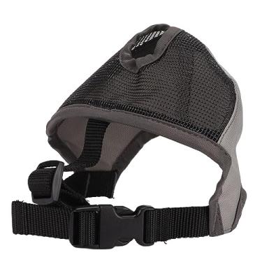 Imagem de aqxreight Focinho de Cachorro para Morder e Latir, Malha de Treinamento para Cães Com Olhos Fechados para Pugs ChihuahuasCinza M para o Não um Focinho de Cachorro de CurtoShar Pei FocinhoFocinho de