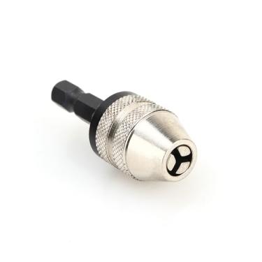 Imagem de FTVOGUE O Mandril de Perfuração Sem Chave Aperta Com Os Dedos, Converte a Chave de Impacto Facilmente, Adaptador de Haste Hexagonal para Faixa de Fixação de 0,3-3,6 Mm, Uso Ilimitado Em Automóveis,