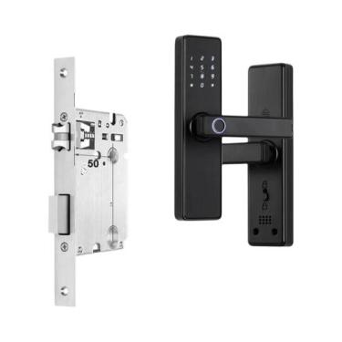 Imagem de Fechadura Biométrica De Porta Com Impressão Digital Em Vários Idiomas,