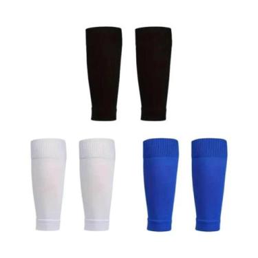 Imagem de Meias De Compressão Para Futebol, 3 Pares, Absorção De Suor, Protetore