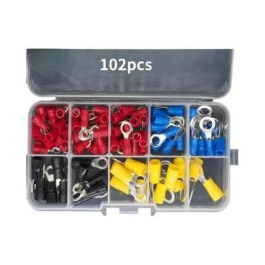 Imagem de Kit De Conectores De Cabo Isolados 102/300pcs Terminais Crimpados Masc