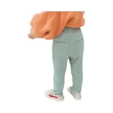 Imagem de Calças Sólidas Para Meninas E Meninos, Calças Longas Casuais Para Cria