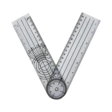 Imagem de Régua Reta De Aço Inoxidável, Ferramenta De Medição Metálica Para Esco