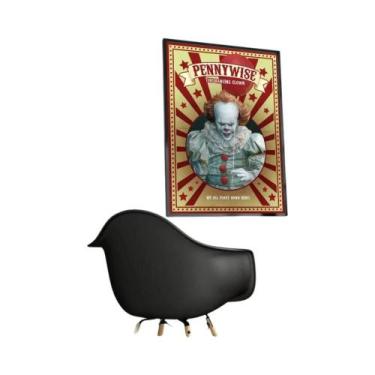 Imagem de Pôster Vintage Do Filme De Terror Pennywise, Adesivo DIY Para Decoraçã