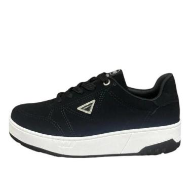 Imagem de Tenis Via Marte Casual Plataforma, 35, Preto