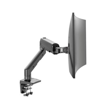 Imagem de G50 68.6 cm-114.3 cm 106.7 cm Ultra-Wide Flat Curved Screen Desktop Stand Mola Mecânica Rotação de 360 graus 5-16 kg (preto)