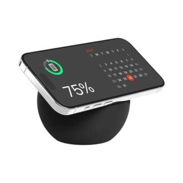 Imagem de MAGSDAF-Suporte De Silicone Para iPhone, Carregamento Sem Fio, Desktop